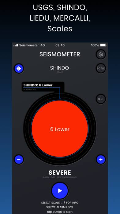 Seismometer App screenshot