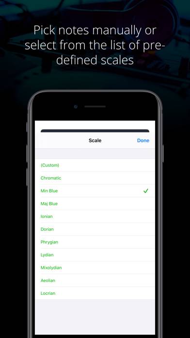 Midiflow Scales (Audiobus) immagine dello schermo