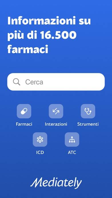 Mediately Farmaci Schermata dell'app #3