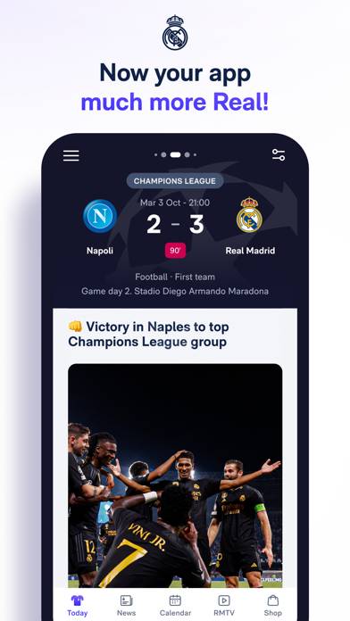 Real Madrid Official immagine dello schermo