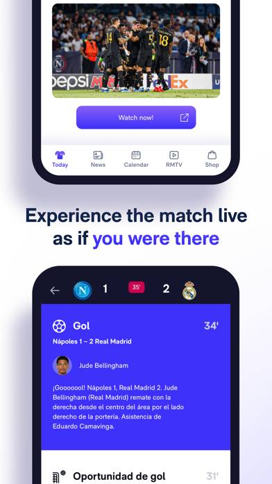 Real Madrid Official Schermata dell'app #2