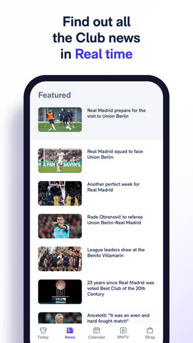 Real Madrid Official App skärmdump #3