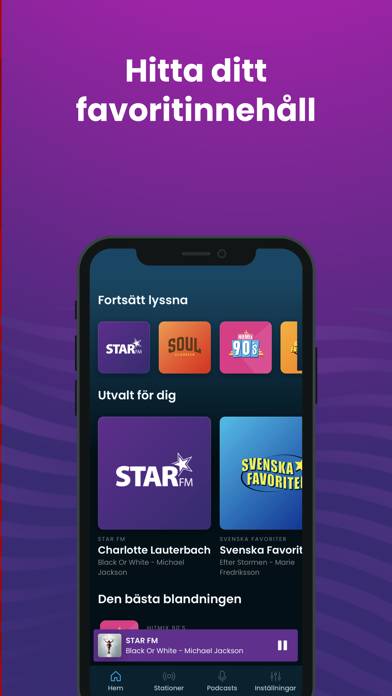 STAR FM (Sweden) App skärmdump #1