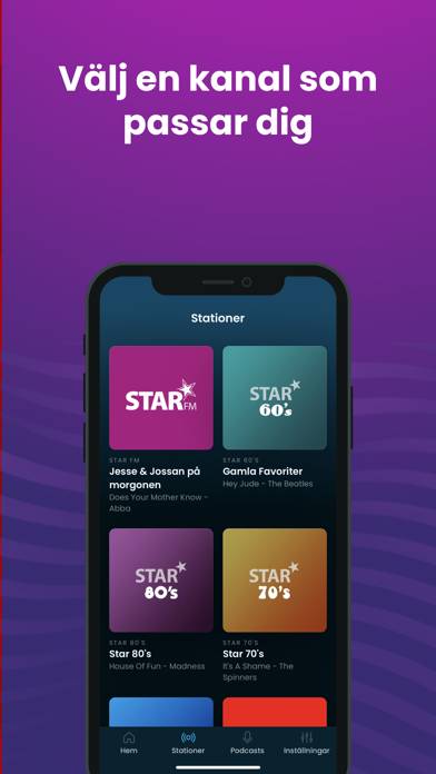 STAR FM (Sweden) App skärmdump #2