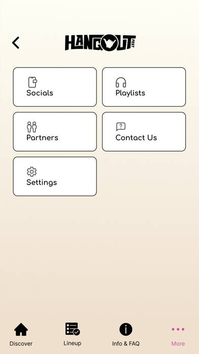 Hangout Music Festival App screenshot #4