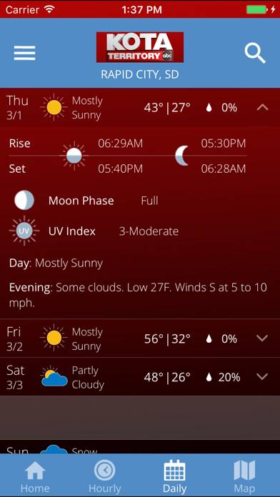 KOTA Mobile Weather App screenshot #3