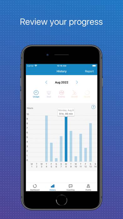 MyAir™ by ResMed App screenshot