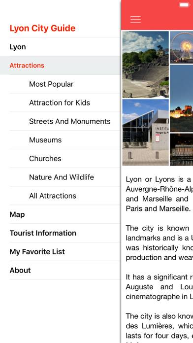 Lyon City Guide App screenshot #2