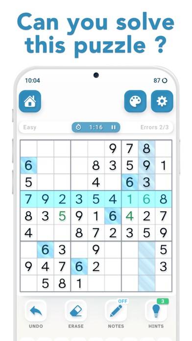 Sudoku Pro: Sudokus Mágicos captura de pantalla del juego