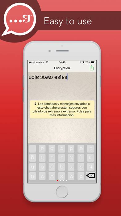 Encryption for WhatsApp in your messages Captura de pantalla de la aplicación #1