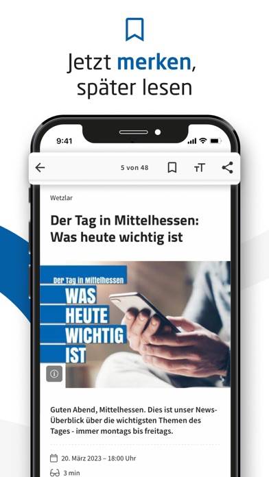 °m News App-Screenshot