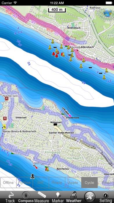 Lake : Constance GPS Map Navigator App preview #4