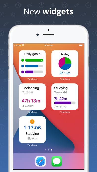 Timelines Time Tracking Captura de pantalla de la aplicación #1
