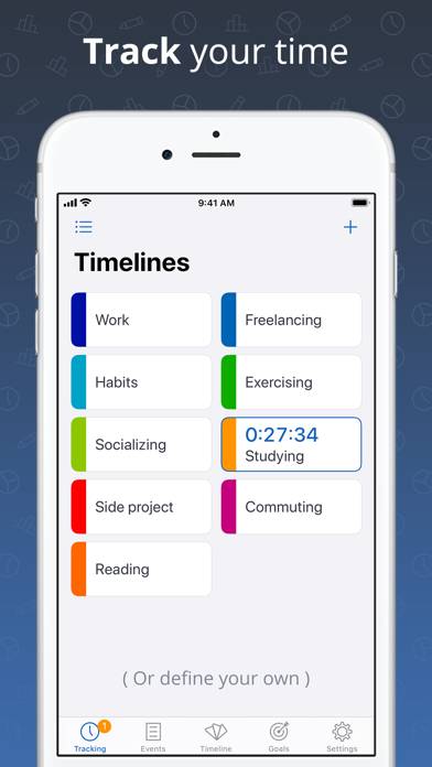 Timelines Time Tracking App screenshot #2