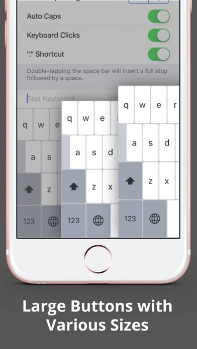 Larger Keyboard – Type Faster w Bigger XL Keys Schermata dell'app