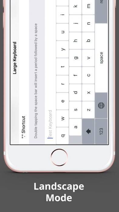 Larger Keyboard – Type Faster w Bigger XL Keys Schermata dell'app