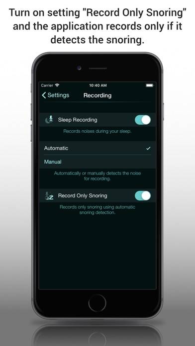 Sleep Recorder Plus Pro Captura de pantalla de la aplicación #4