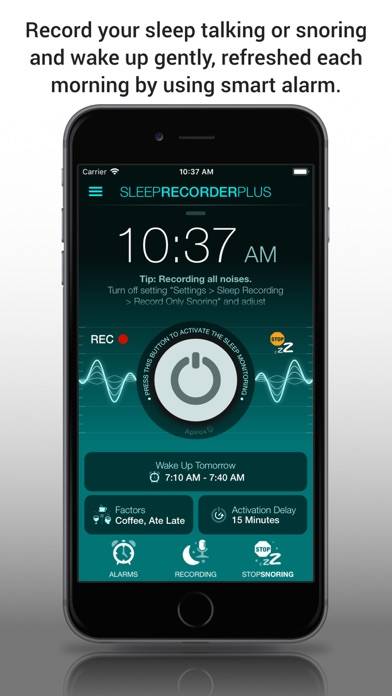 Sleep Recorder Plus capture d'écran