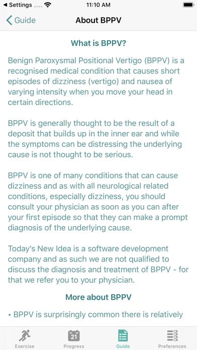 BPPV Self Help App screenshot #5