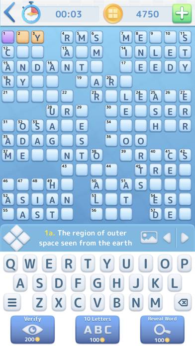 Crossword Champ game screenshot