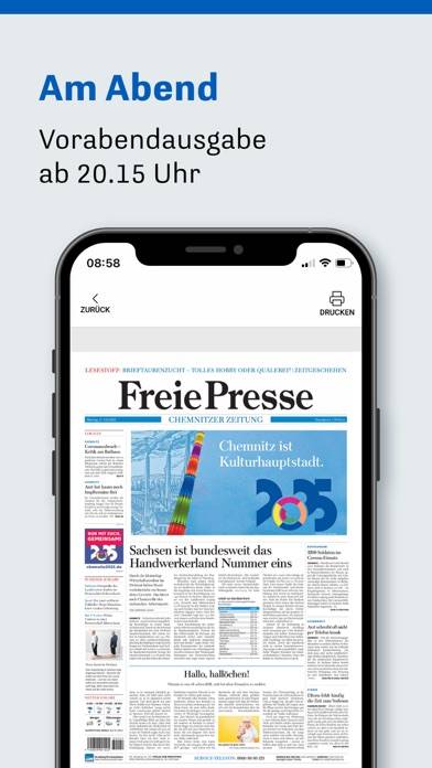 Freie Presse Nachrichten App-Screenshot #5