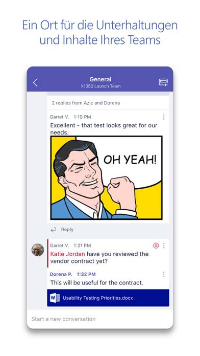 Microsoft Teams App skärmdump #1