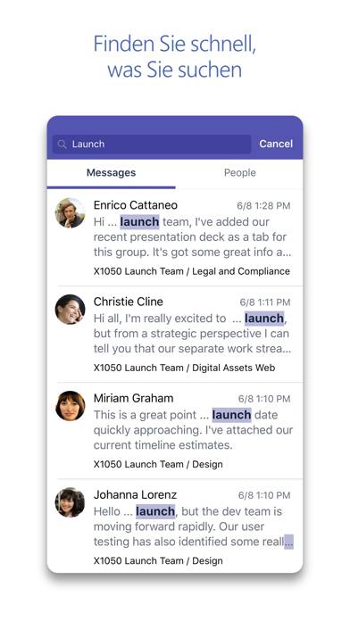 Microsoft Teams Capture d'écran de l'application #5