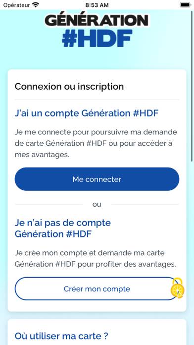 Génération #HDF Capture d'écran de l'application #2