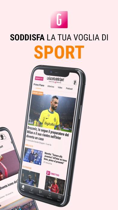 La Gazzetta dello Sport captura de pantalla