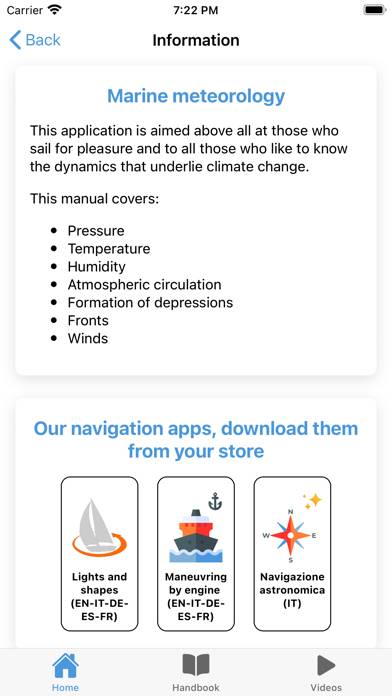 Marine meteorology Captura de pantalla de la aplicación #3