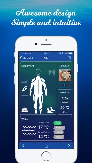 Dive Diary App screenshot #2