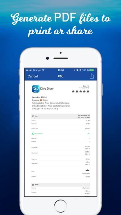 Dive Diary App screenshot #5