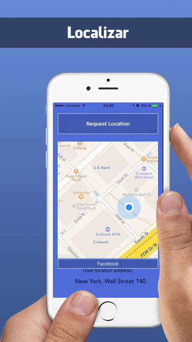 Location for Facebook Captura de pantalla de la aplicación #3