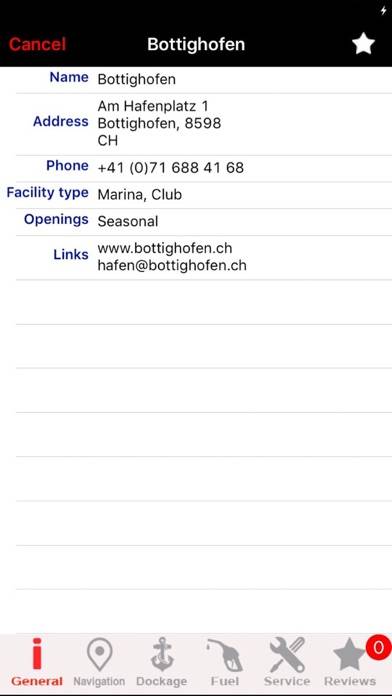 Bodensee GPS Seekarte App-Screenshot