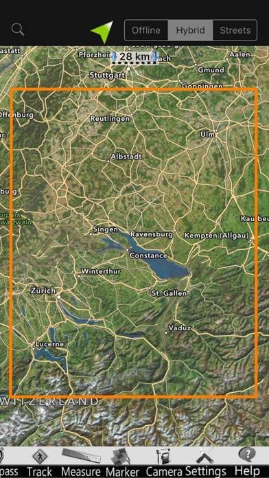 Bodensee GPS Seekarte App-Screenshot