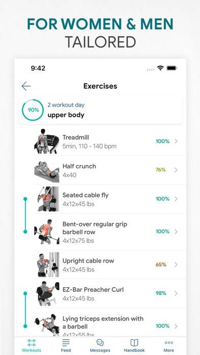 Workout app Fitness Online Schermata dell'app #3