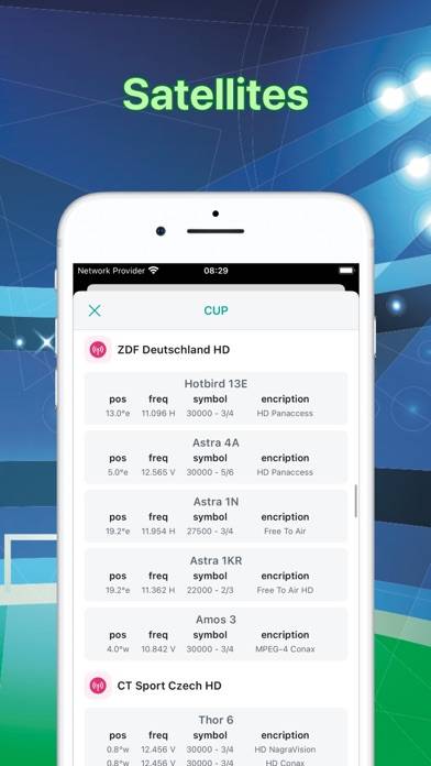 Soccer stream & TV schedule Schermata dell'app #3