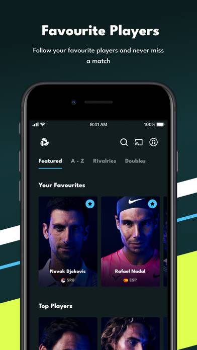 Tennis TV Скриншот приложения #5