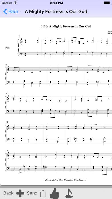 Christian music Score Premium Capture d'écran de l'application