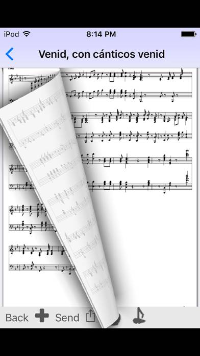 Christian music Score Premium Capture d'écran de l'application