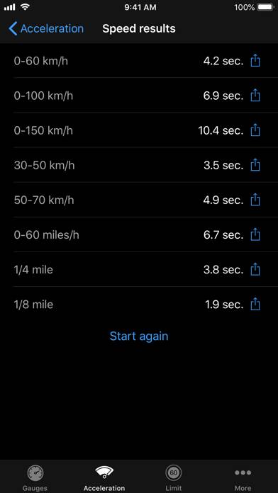 Speedometer∞ App skärmdump #4