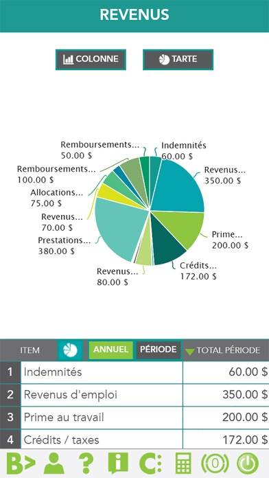 Budget en ligne Capture d'écran de l'application #6