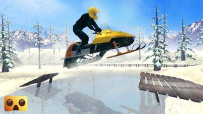 Snowmobile Simulator : VR Game for Google Cardboard Captura de pantalla de la aplicación #4