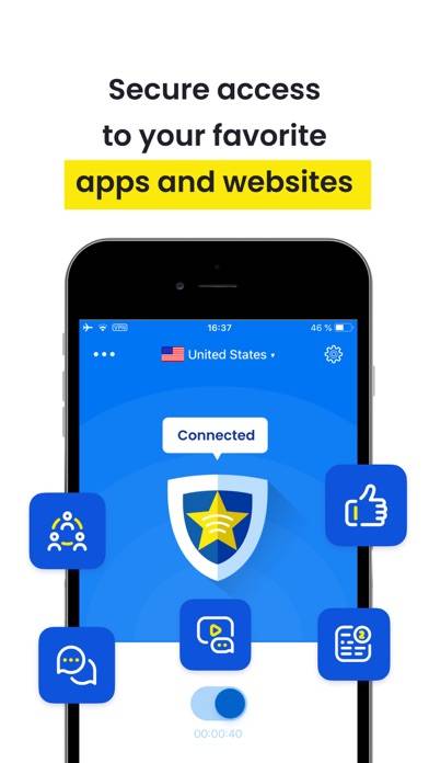 Star VPN: Unlimited WiFi Proxy Скриншот приложения #1