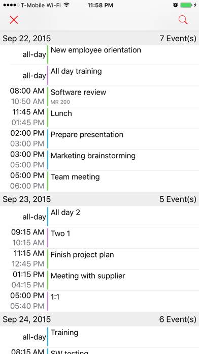Week Calendar Pro Capture d'écran de l'application #5