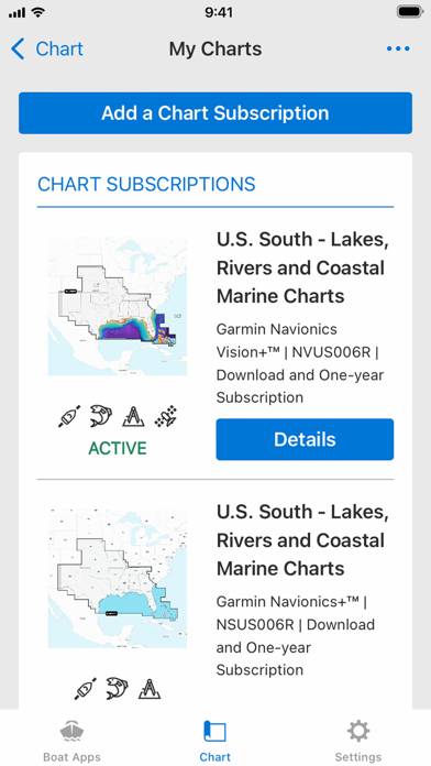 ActiveCaptain App skärmdump