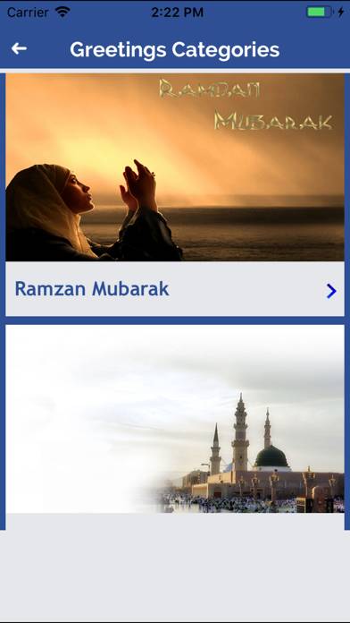 Islamic Greetings For Festival Capture d'écran de l'application #1