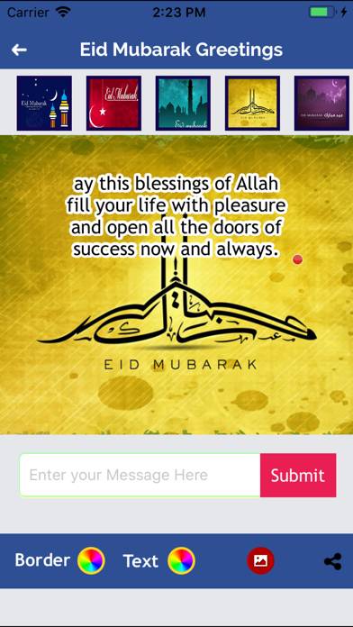 Islamic Greetings For Festival Capture d'écran de l'application #2