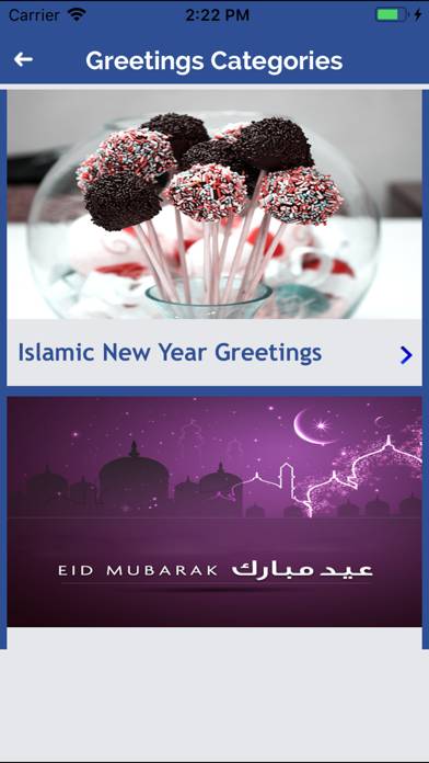 Islamic Greetings For Festival Capture d'écran de l'application #3