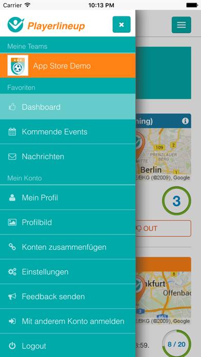 Kadermanager.de App screenshot #2